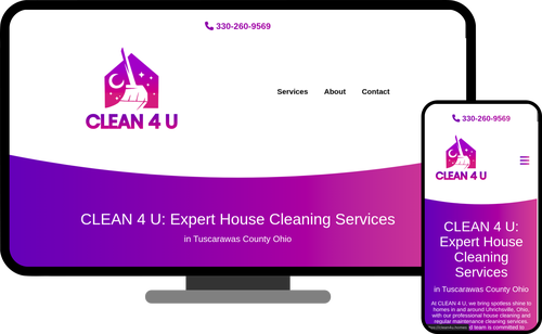 Clean 4 U Homes Screenshot