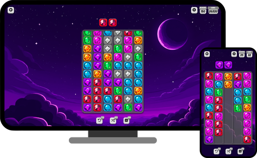 Match 3 Blocks Mobile Game Screenshot